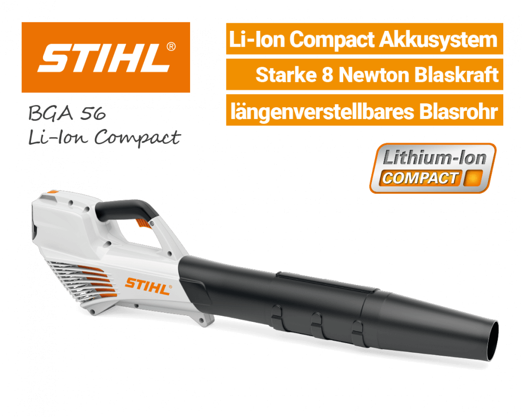 Stihl BGA 56 Akku-Laubbläser Lithium-Ion Compact EU9