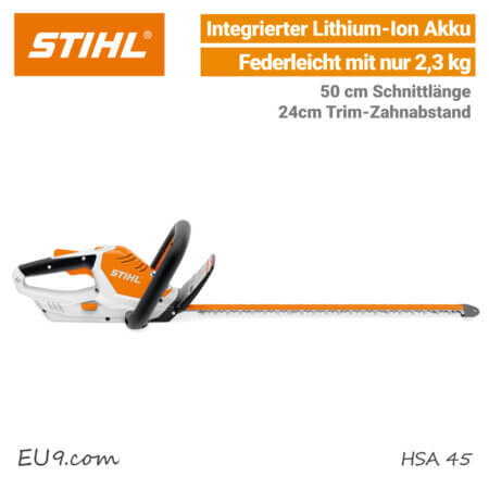 Stihl HSA 45 Akku-Heckenschere EU9