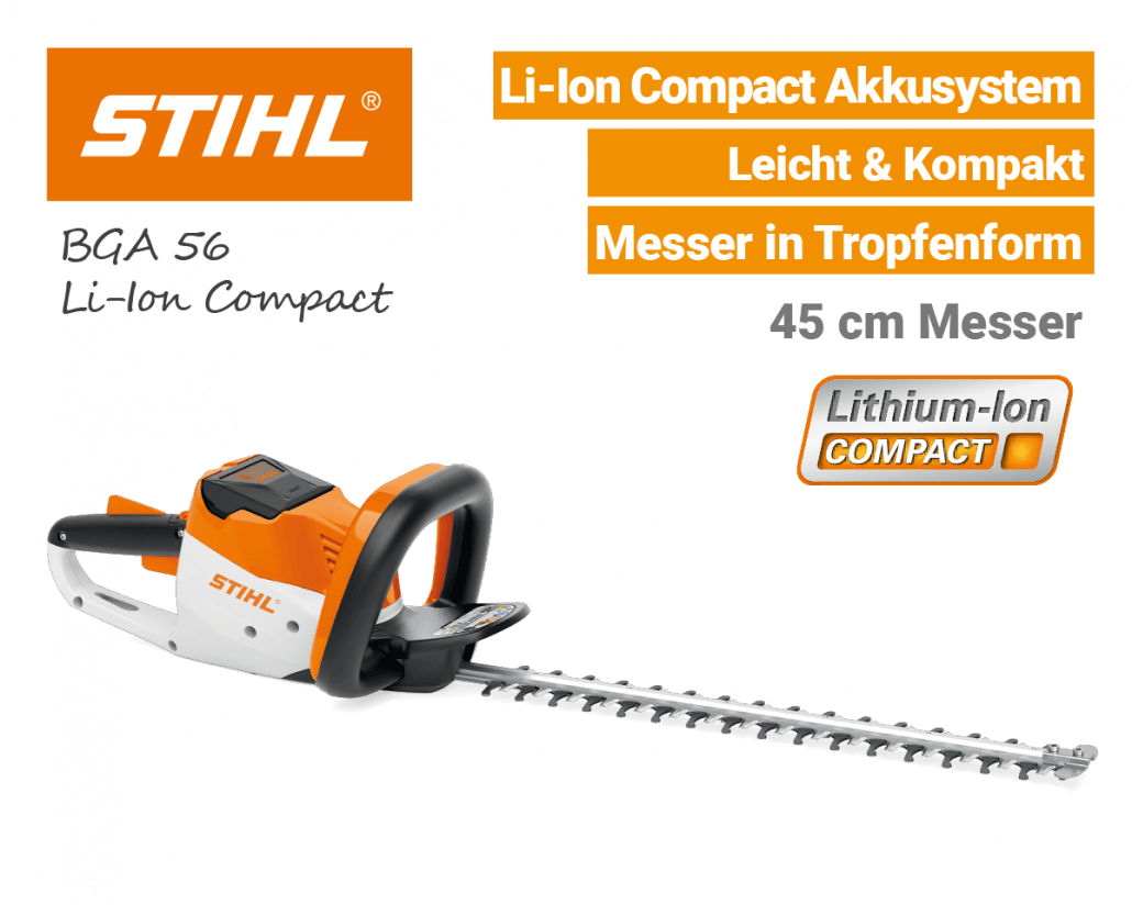 Stihl HSA 56 Akku-Heckenschere Lithium-Ion-Compact