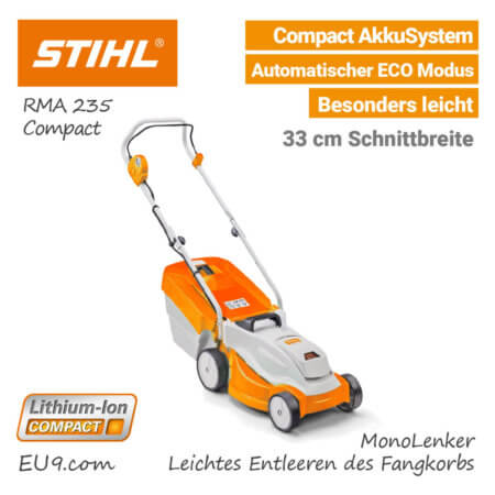 Stihl RMA 235 Akku Rasenmäher Compact EU9