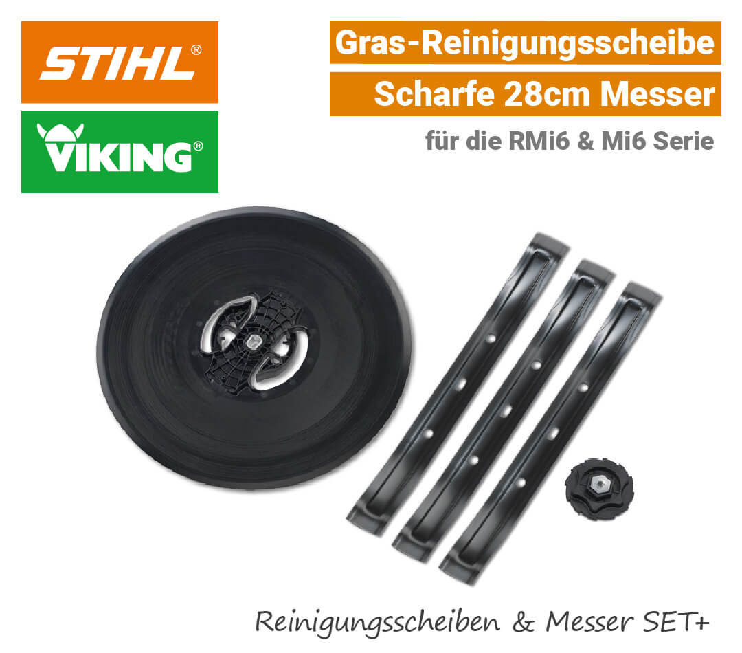 Stihl Viking Messer Gras-Reinigungsscheibe iMow Mi 632 & RMi 632 SET Plus EU9