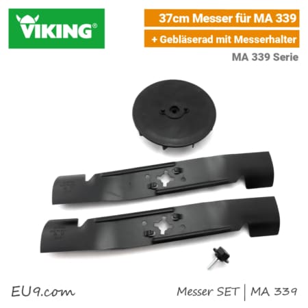Viking Messer SET MA 339 Akku-Rasenmäher AP EU9