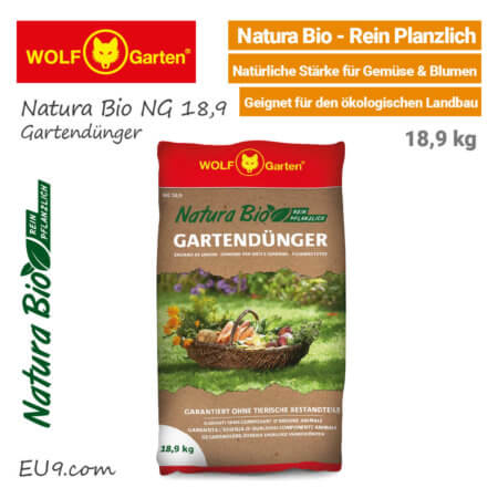 Wolf-Garten Natura-Bio NG-18,9 Garten-Dünger-Blumen-Gemüse - EU9