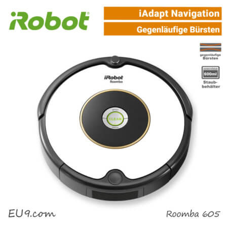 iRobot Roomba 605 Saugroboter iAdapt-Navigation EU9